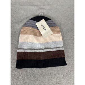 On 34th Women's Colorblocked Cuffed Beanie Multicolor One Size New With Tag's